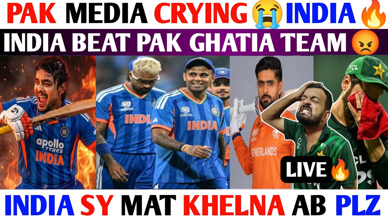 PAK MEDIA 😭 INDIA 🔥 BEAT PAK GHANTA 11| Ishan Tabahi 77