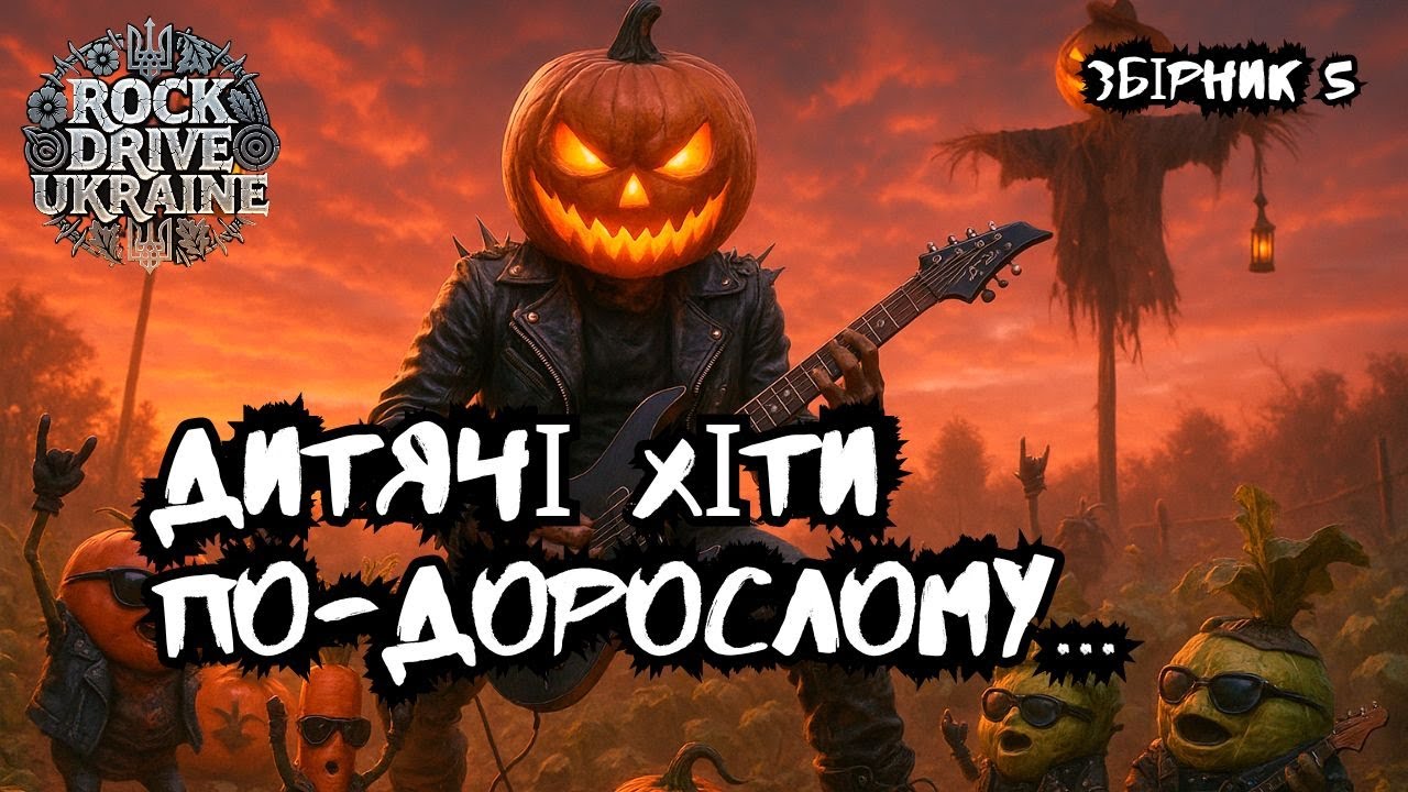 Дитячі Хіти по-дорослому 5.  Збірка Рок Каверів на Улюблені Дитячі Пісні.
