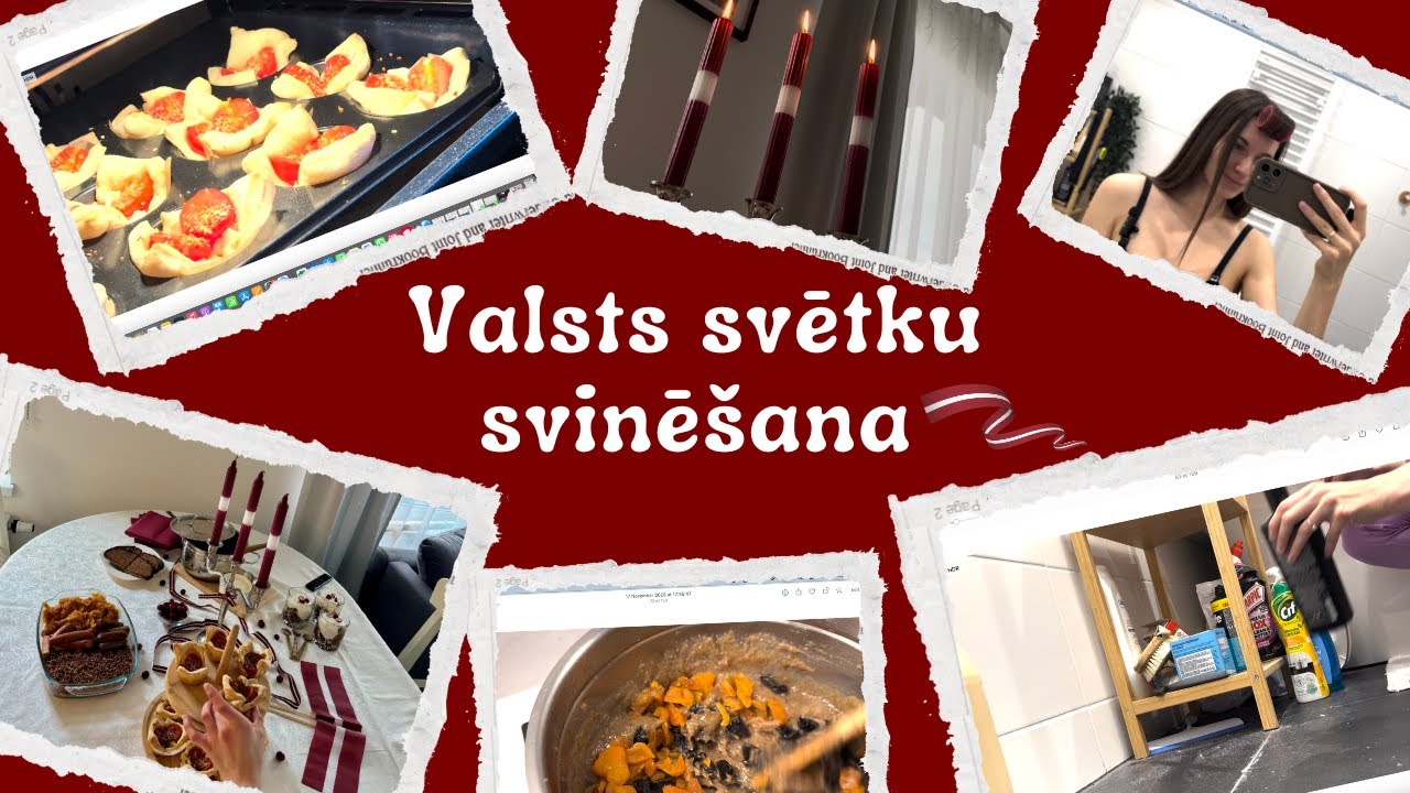 Tīram māju un gatavojamies valsts svētkiem