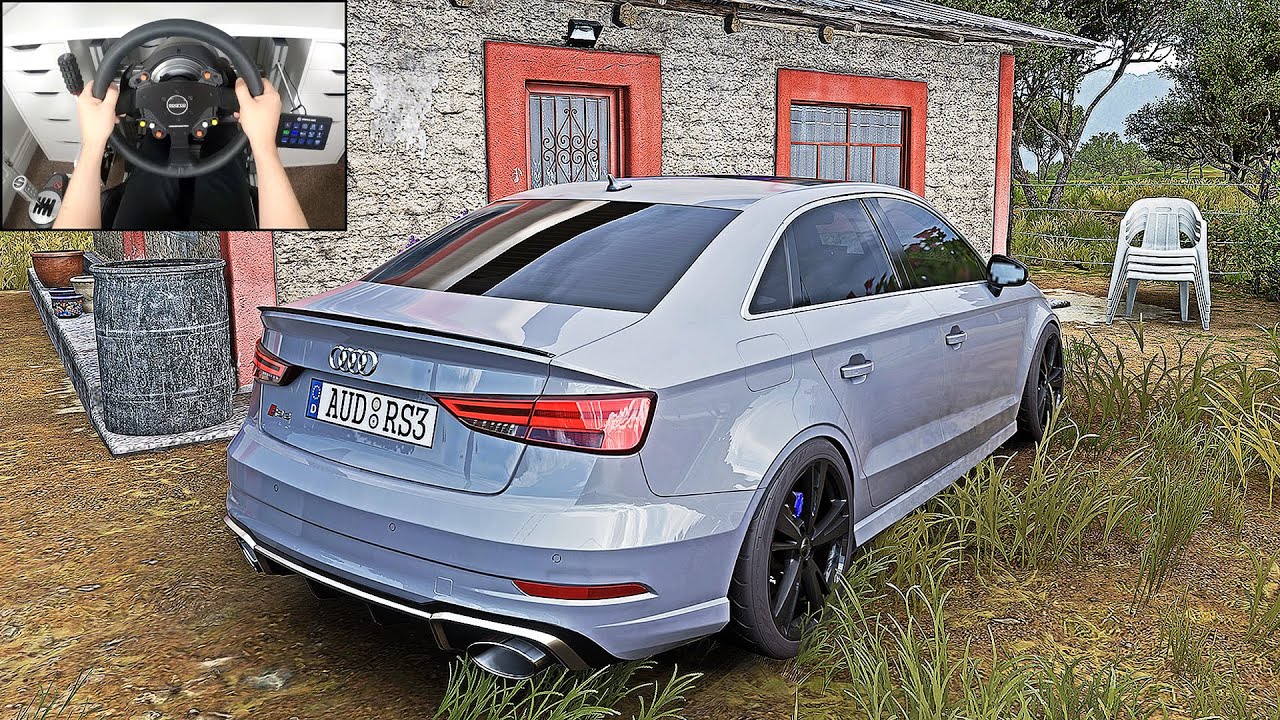 Audi RS3 2020 - Forza Horizon 5 (Steering Wheel + Shifter) Gameplay