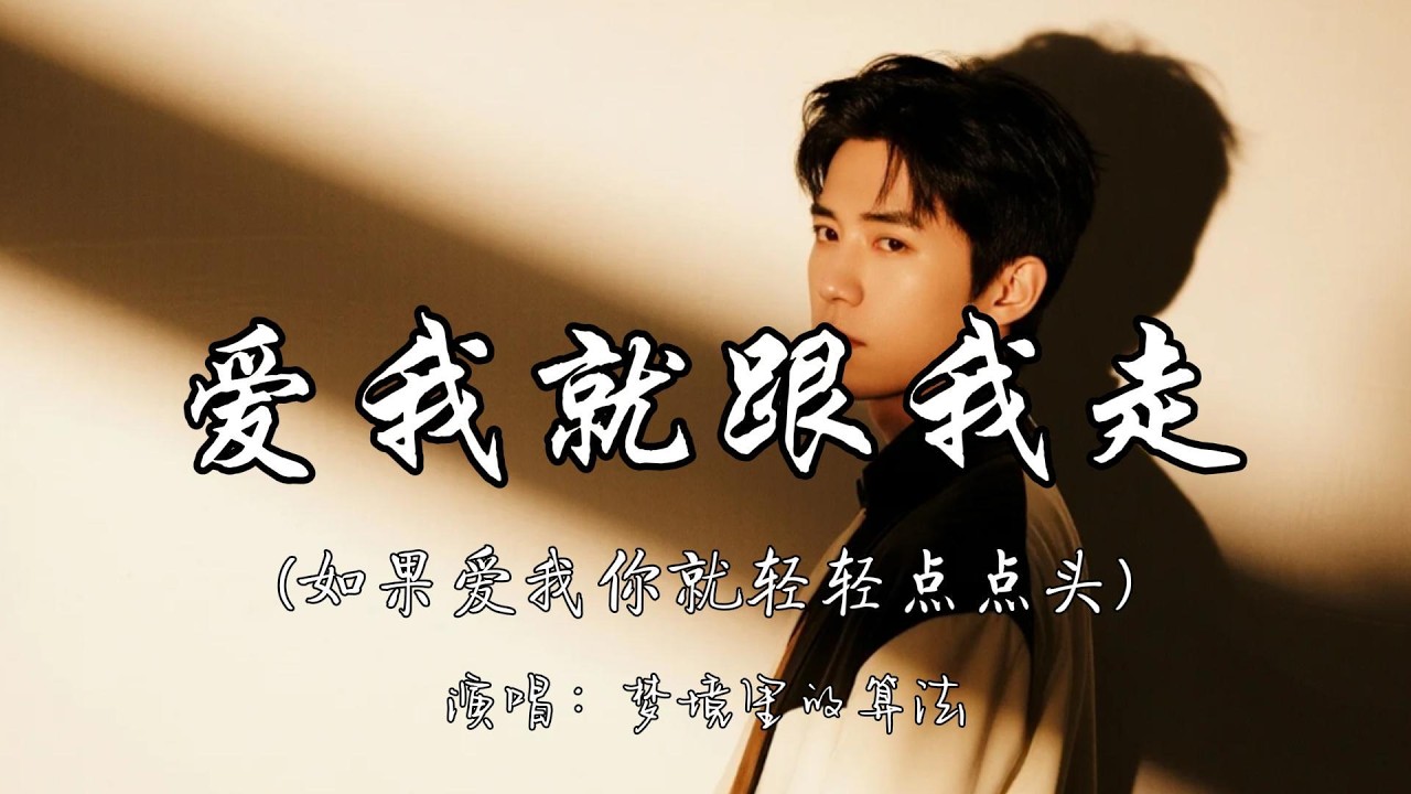 梦境里的算法 - 爱我就跟我走（如果爱我你就轻轻点点头）『你说爱我就跟我走 风雨也跟我走 海角也跟我走 决定就不回头。』『动态歌词MV』#翻唱 #必听热门歌曲