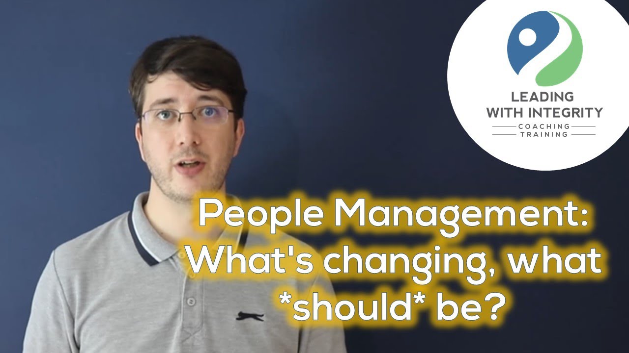 People Management: What's changing, what *should* be?