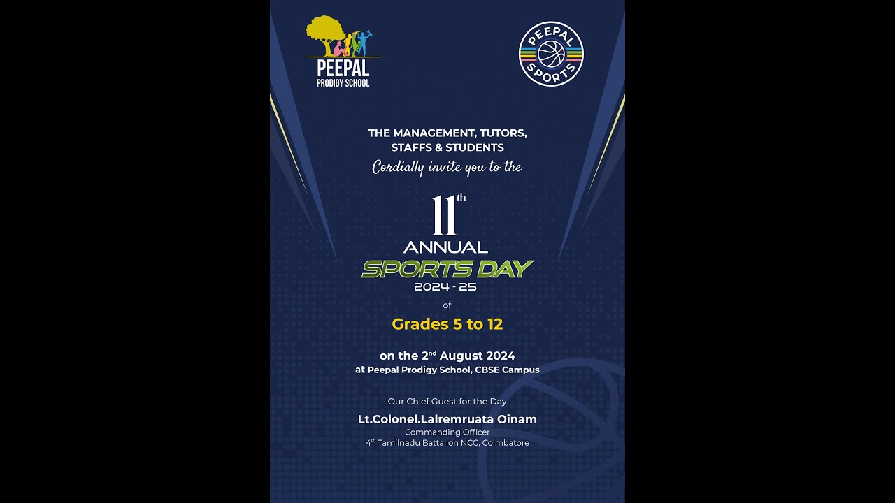 PEEPAL PRODIGY SCHOOL  SPORTS DAY - 2024