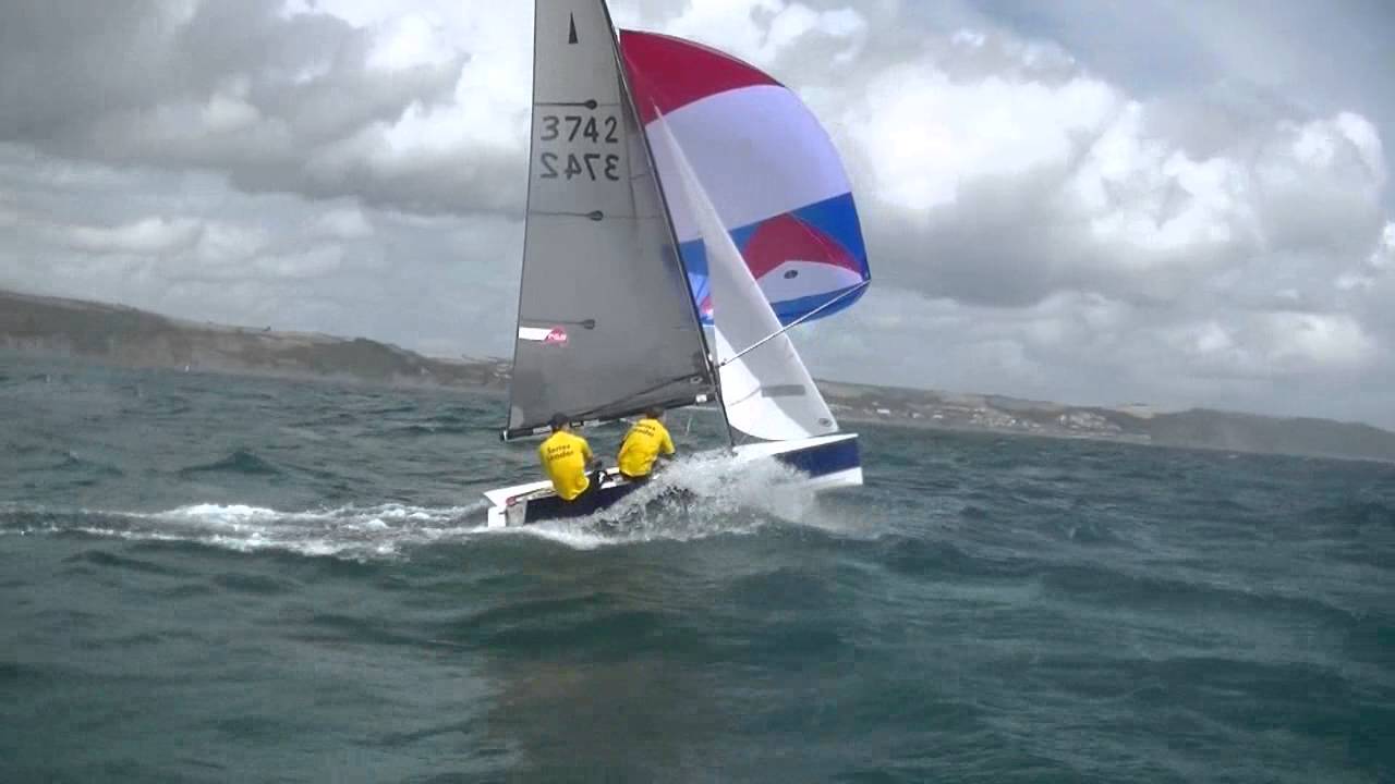 Merlin Rocket Nationals Race 3 @ Looe SC