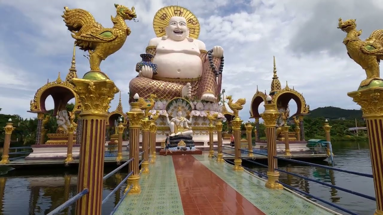 Wat Plai Laem, Koh Samui, Thailand | Walking 4K 🇹🇭