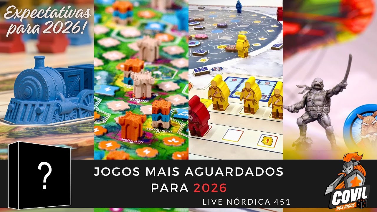 Live Nórdica 451 - Expectativas e Jogos Mais Aguardados para 2026 (Anúncio EXCLUSIVO)