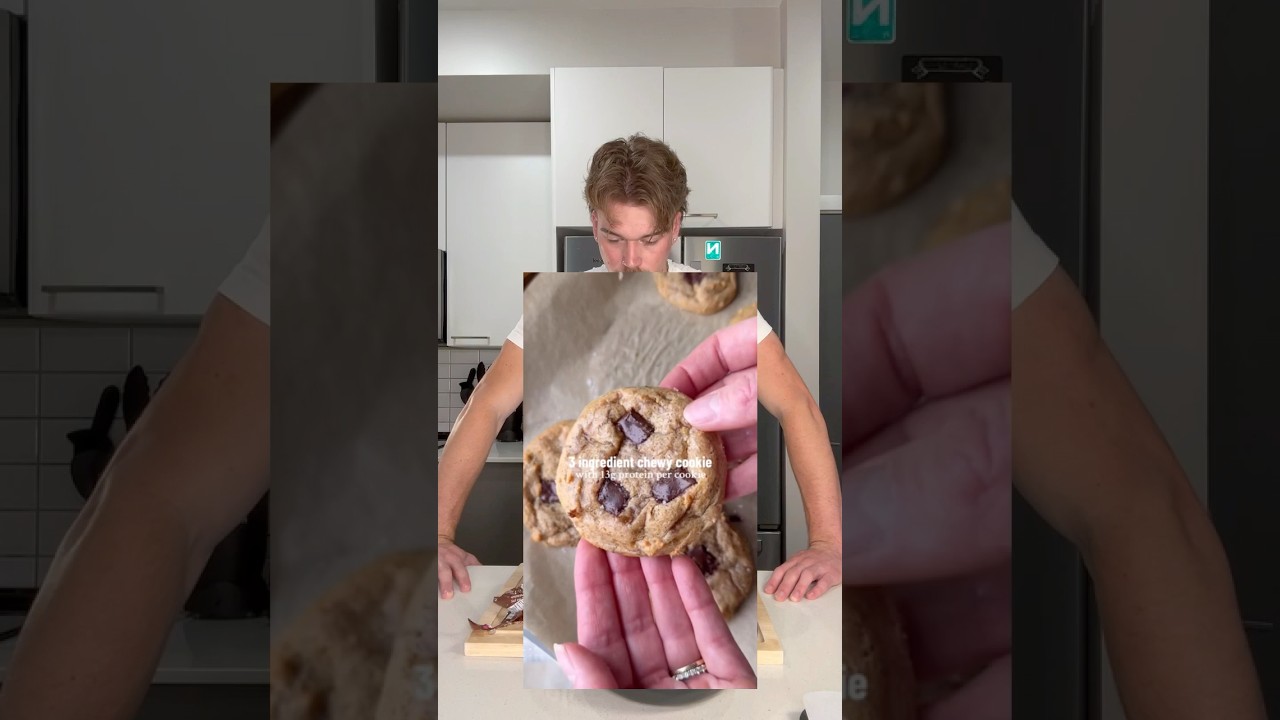 3 Ingredient High Protein Cookies
