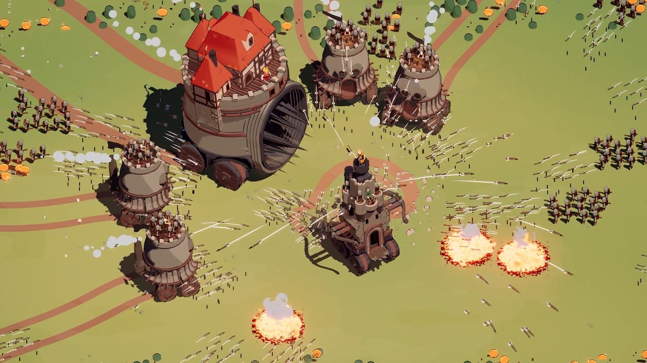 NEW MEDIEVAL CITY BUILDER.... But, it's Actually A Castle Stronghold on Wheels....