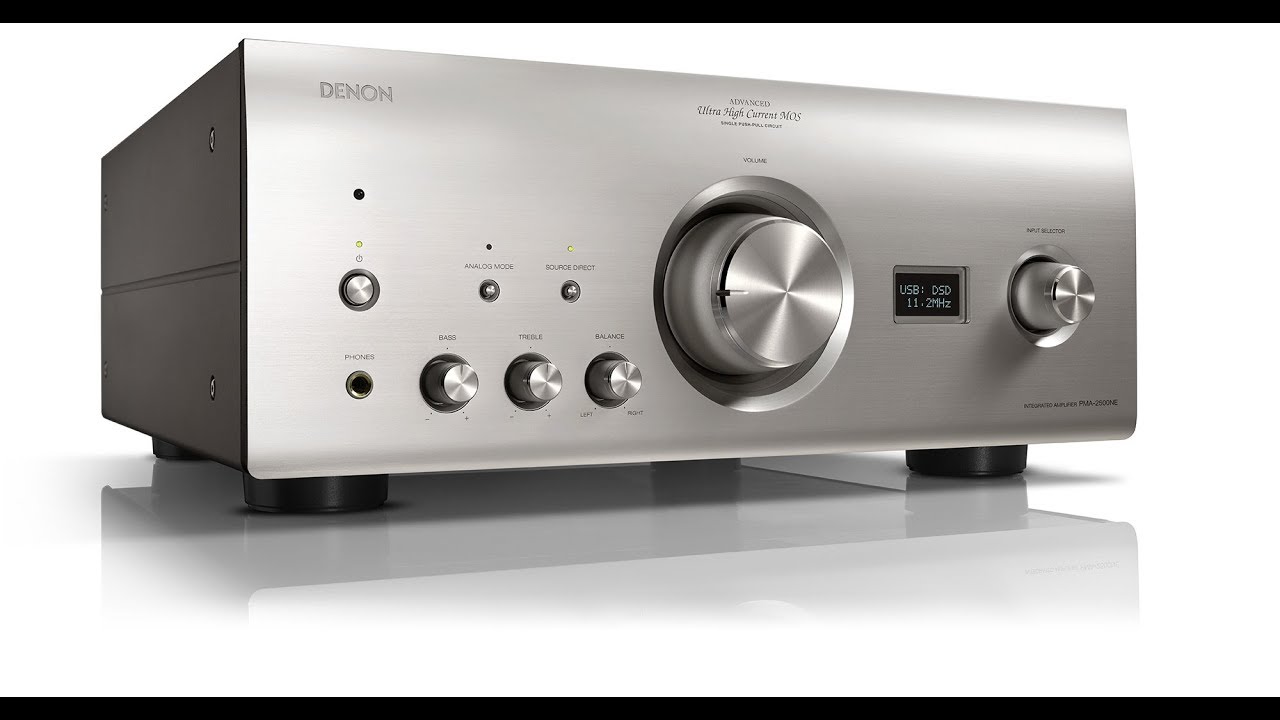 Denon PMA 2500NE - распаковка и включение