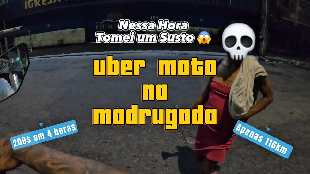 MADRUGADA DE UBER MOTO EM FORTALEZA!