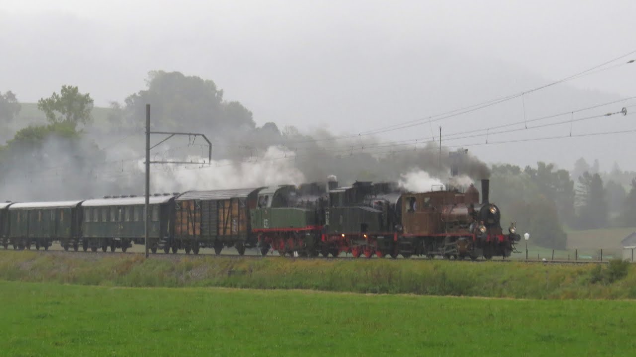 40 лет Vapeur Val-de-Travers – На полном ходу с тремя паровозами через Val-de-Travers | SwissRails