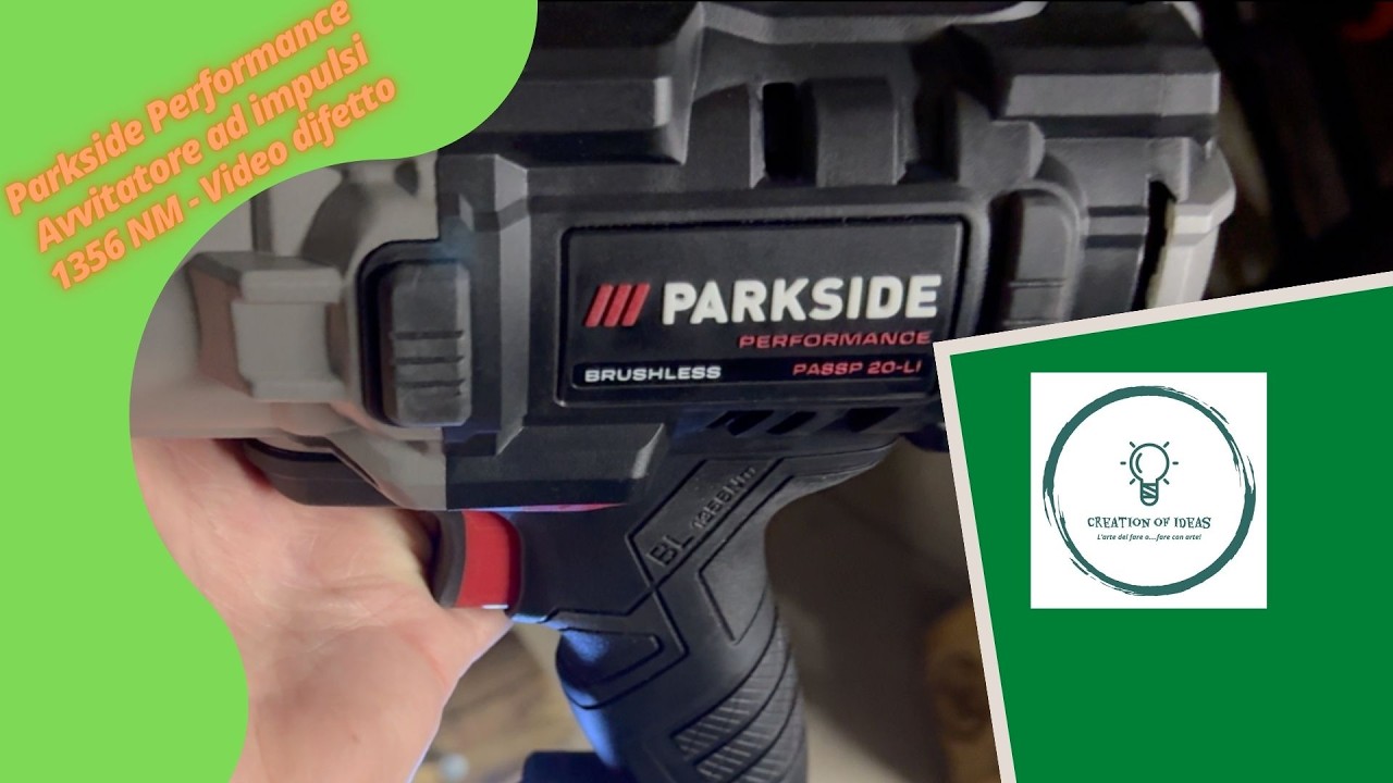 Parkside Performance - Trapano ad impulsi 1356 Nm_Video difetto