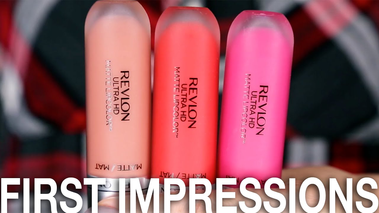 REVLON ULTRA HD MATTE LIPCOLOR | First Impressions