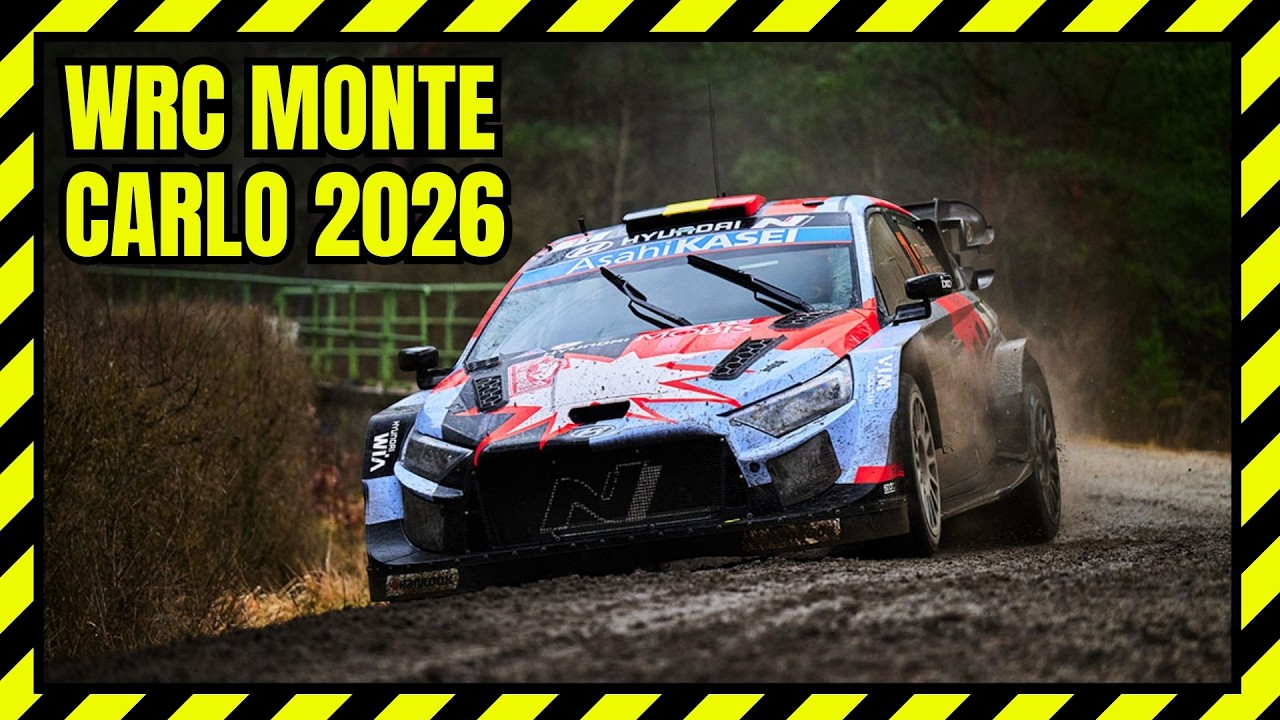 WRC Rallye Monte Carlo 2026 Compilation - Crashes, Snow and Max Attack
