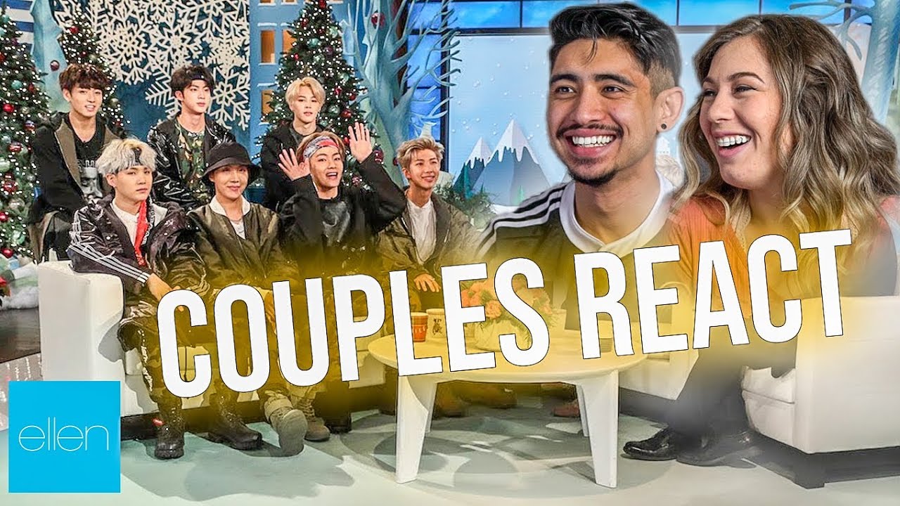 BTS on The Ellen Show - Couple Reacts to 'Friends' Interview!
