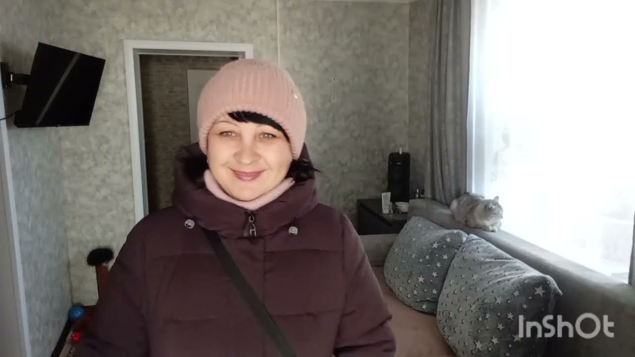 Влог😉Морозное утро👍