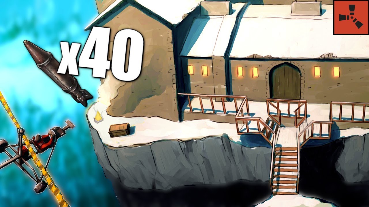 I Lived in an Unraidable Mountain Fortress in Rust...