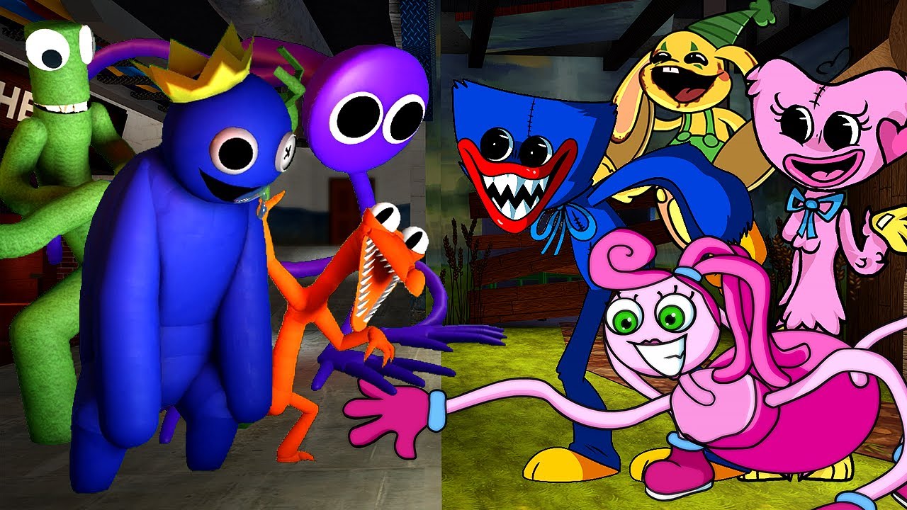 Rainbow Friends VS Poppy Playtime 🎶 (FNF Friends To Your End but Poppy Playtime Characters Sing It)