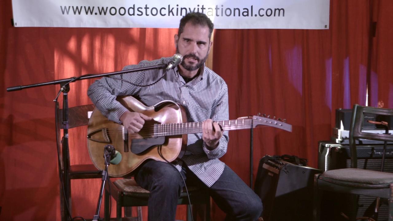 Charlie Hunter plays Ken Parker Archtops at Woodstock Luthier's Invitational