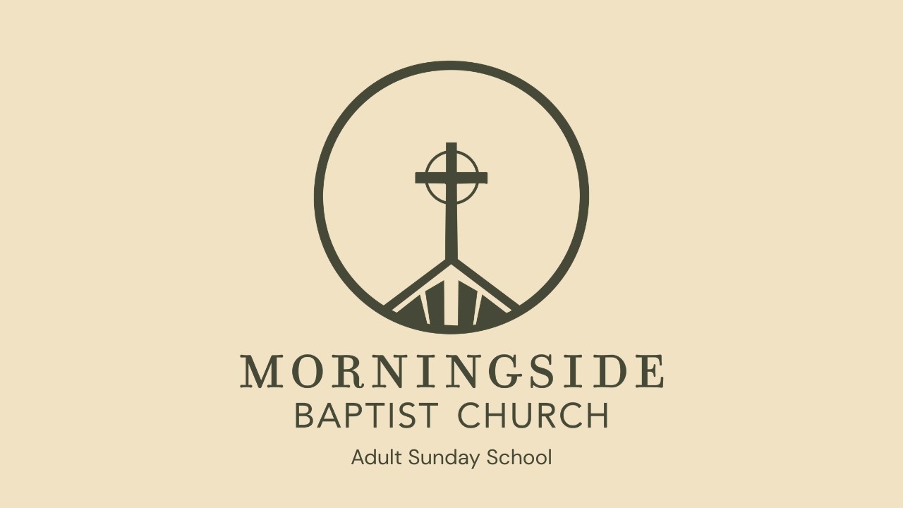 Sunday School, January 11, 2026