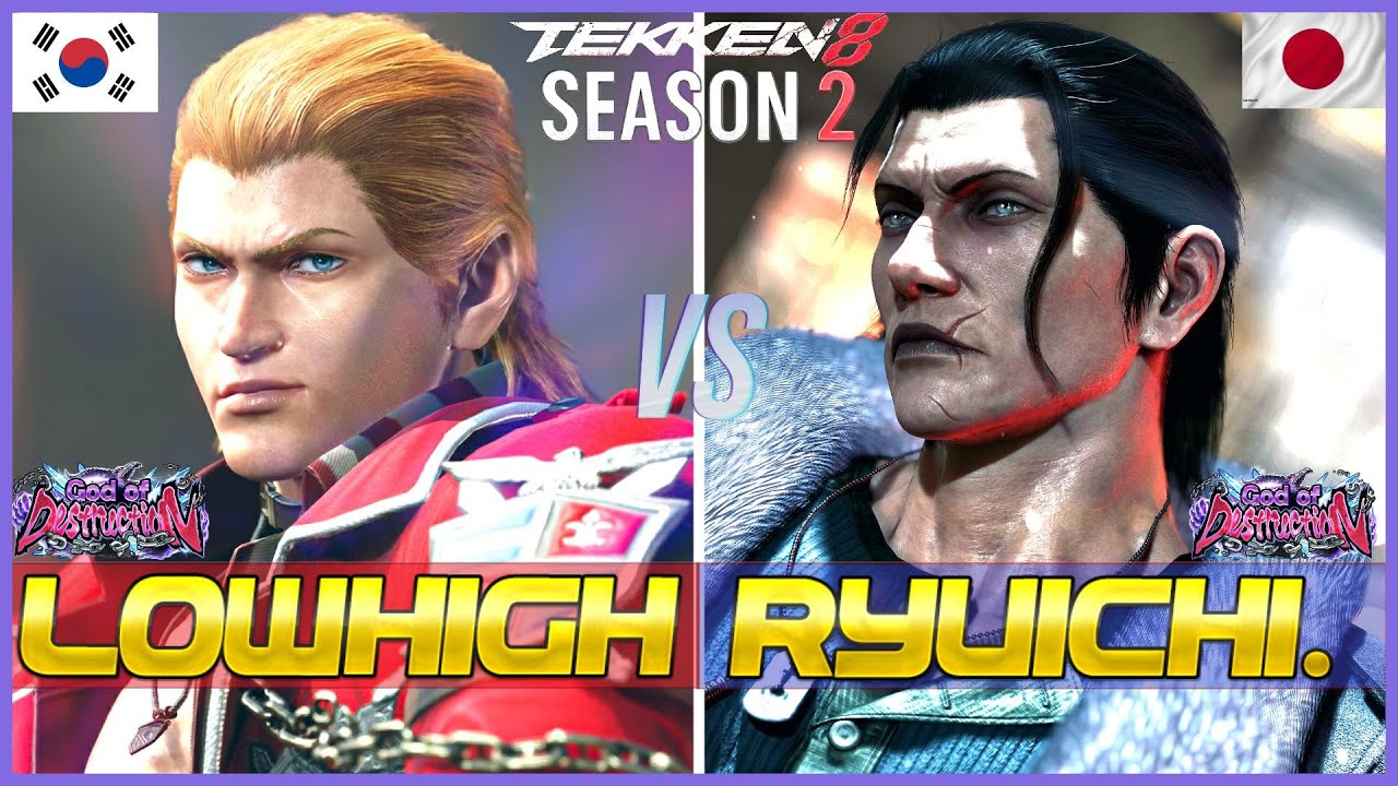 T8 ▰ RYUICHI (Dragunov) Vs LOWHIGH (Steve) ▰ Tekken 8 High Level Gameplay