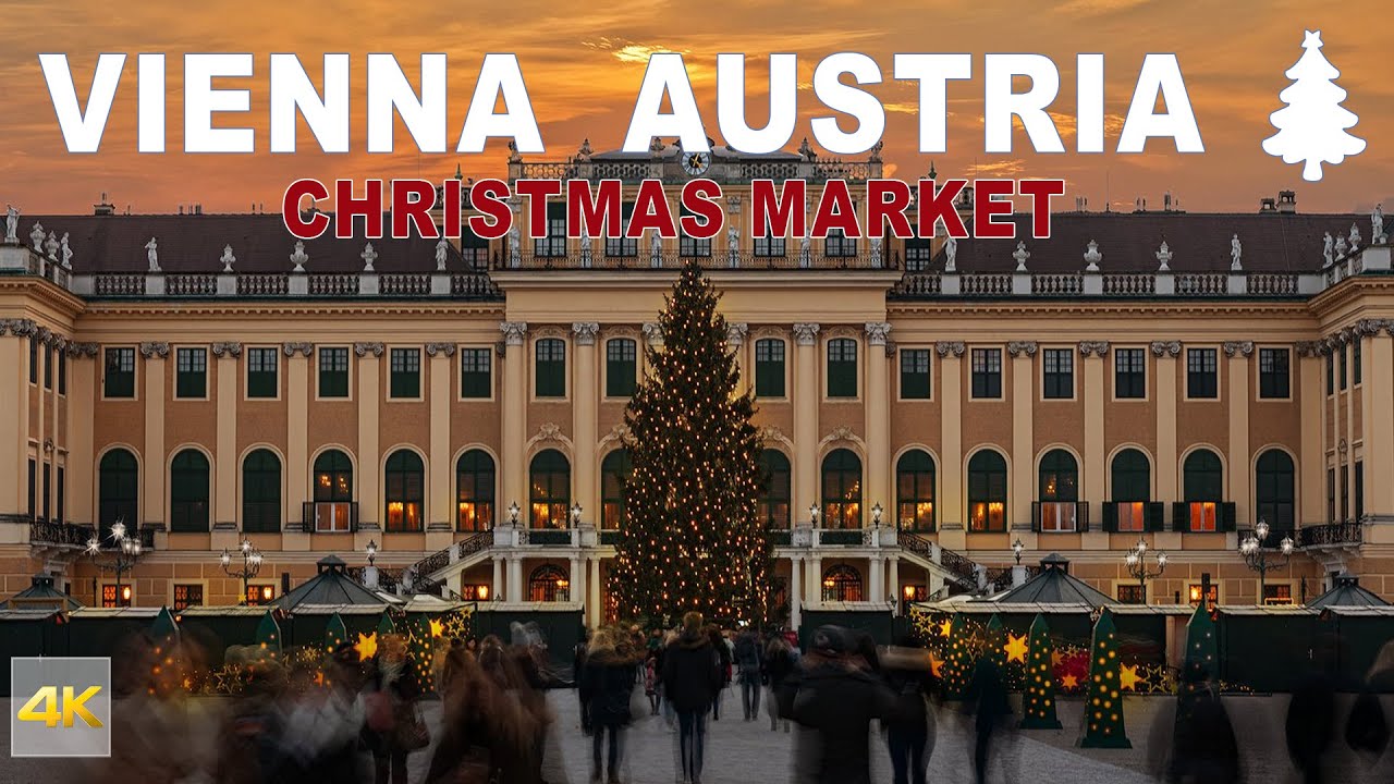 Vienna Christmas Market Austria 🇦🇹 🎄Schönbrunn