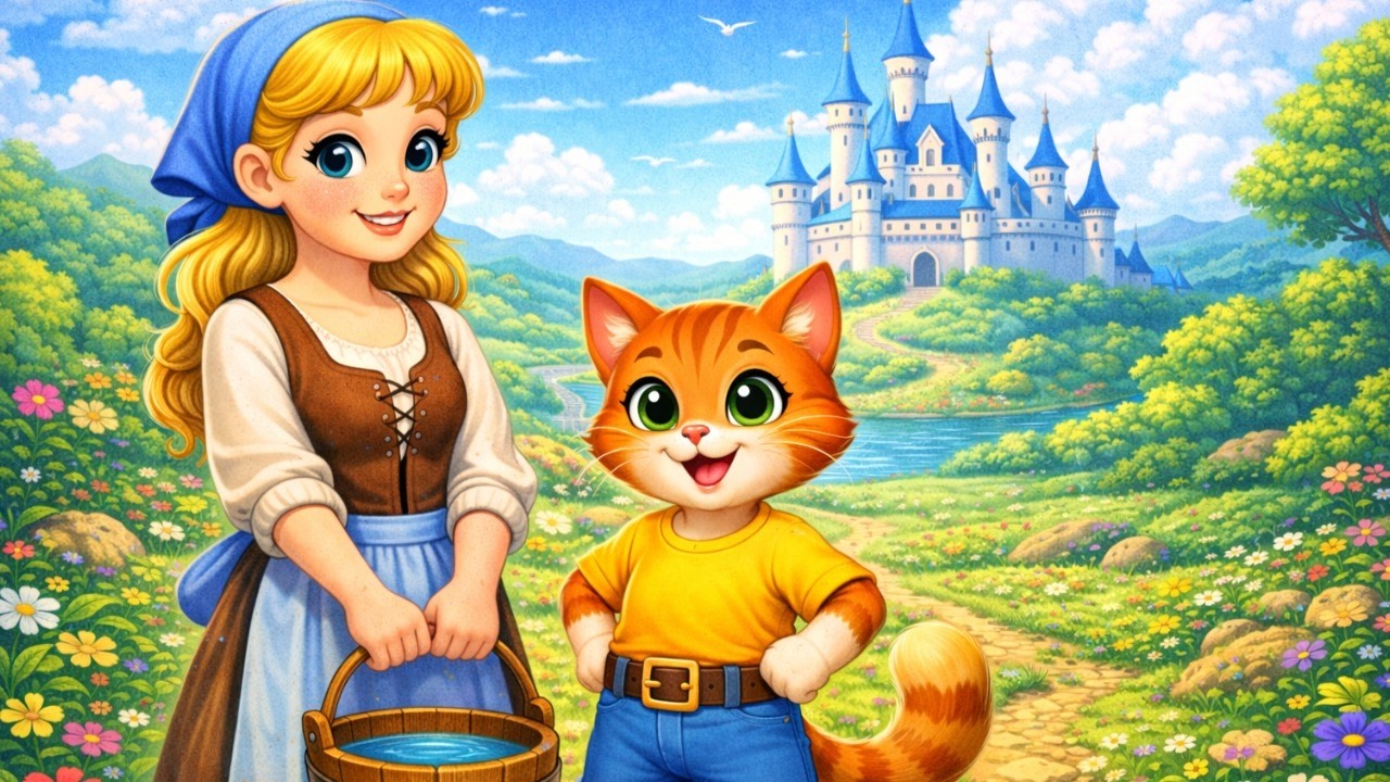 O Dia em que Cinderela Conheceu um Gato Falante 😲🐾