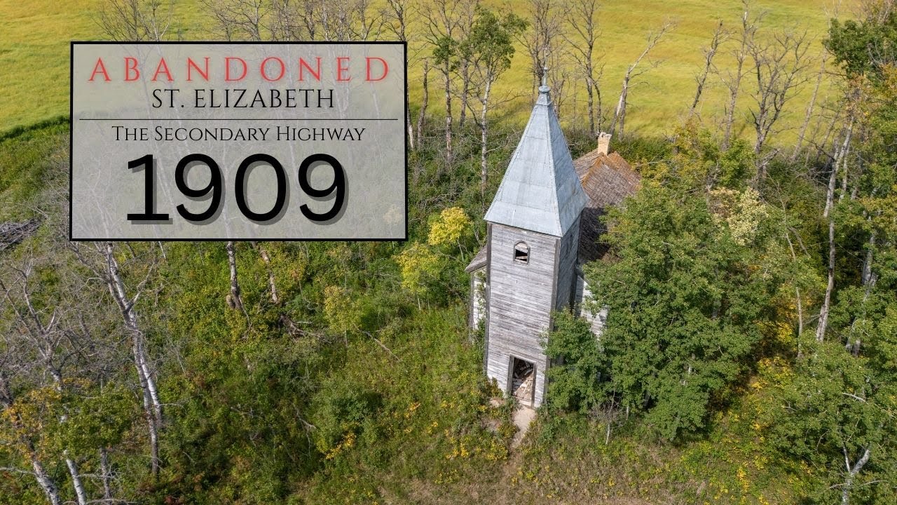 Go Inside an Abandoned Church Built in 1909 and its Pioneer Cemetery.