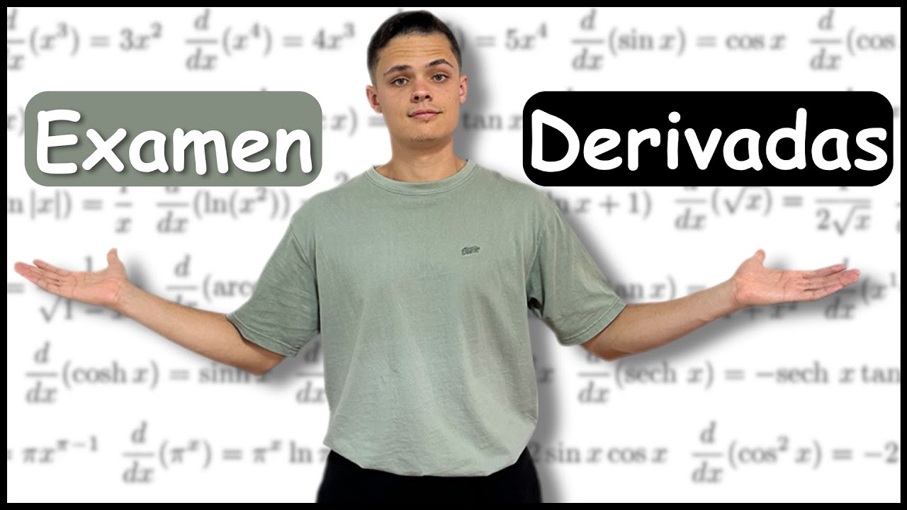 RESOLVIENDO EXAMEN DE DERIVADAS | Ejemplos Paso a Paso para Aprobar con &Eacute;xito 📚✍️