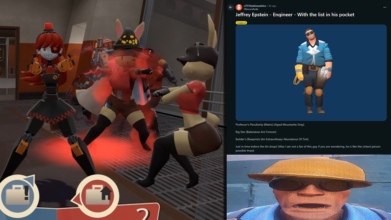 THE SITUATION DUE TO THE PROHIBITED LOADOUT AND THE UNSTOPPABLE ADVANCE OF MODS IN TF2
