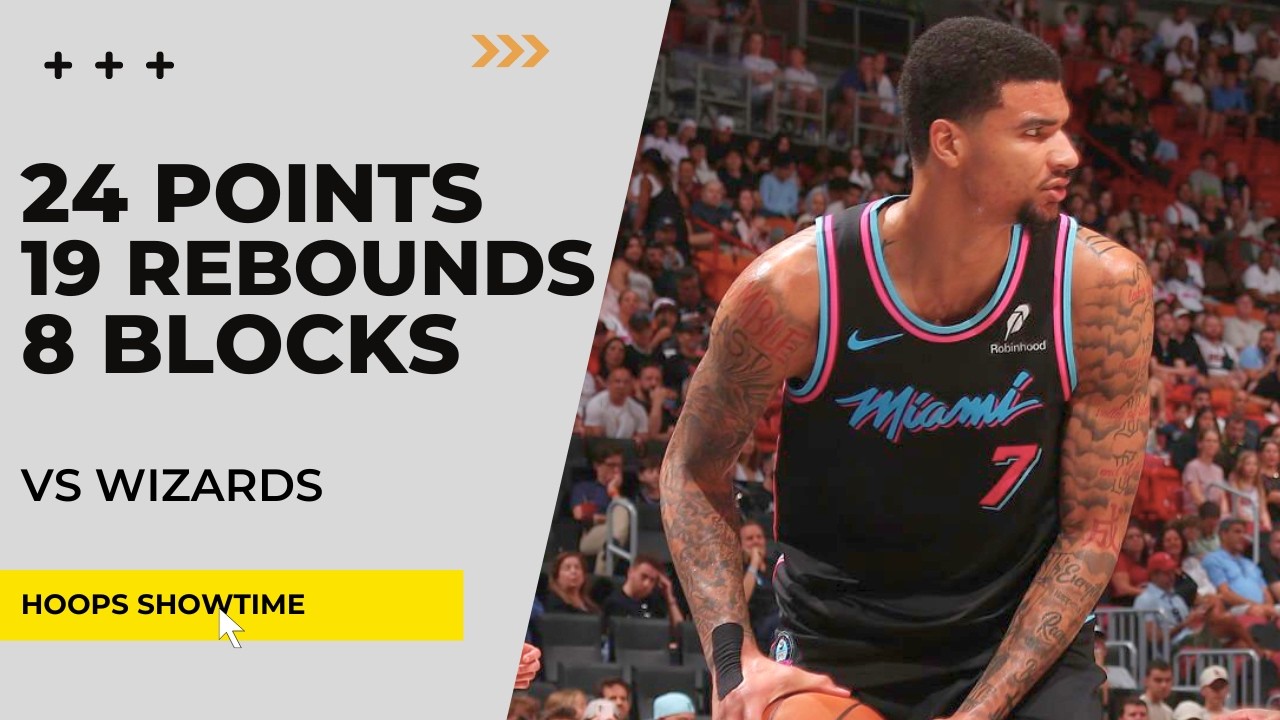 Kel'el Ware 24 Points, 19 Rebs, 8 Blocks vs Wizards | 25-26 NBA Season
