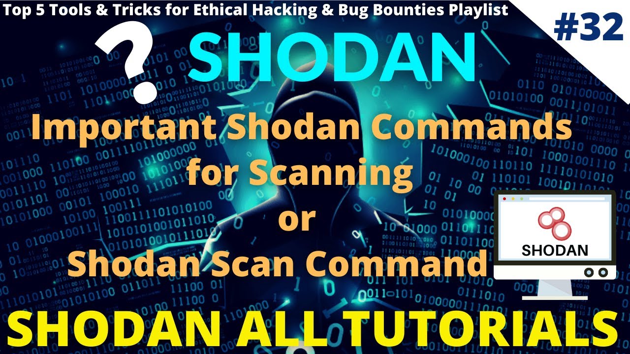 #32 Important Shodan Commands for Scanning | Shodan Scan Commands #shodan