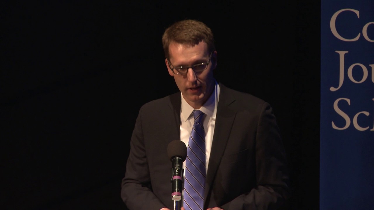 2017 Journalism Day Ceremony - David Fahrenthold