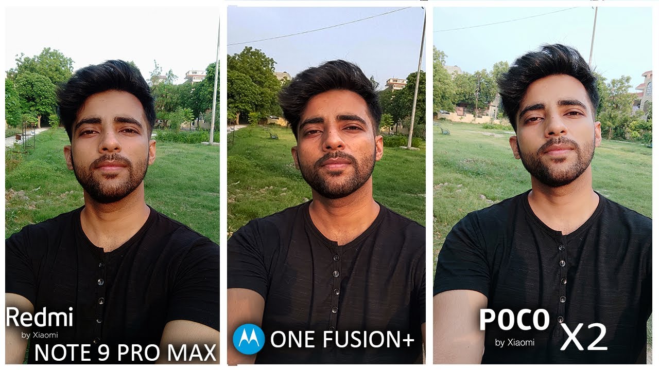 Motorola One Fusion Plus Vs Redmi Note 9 pro max Vs Poco X2 - Full Detailed Camera Comparison !!