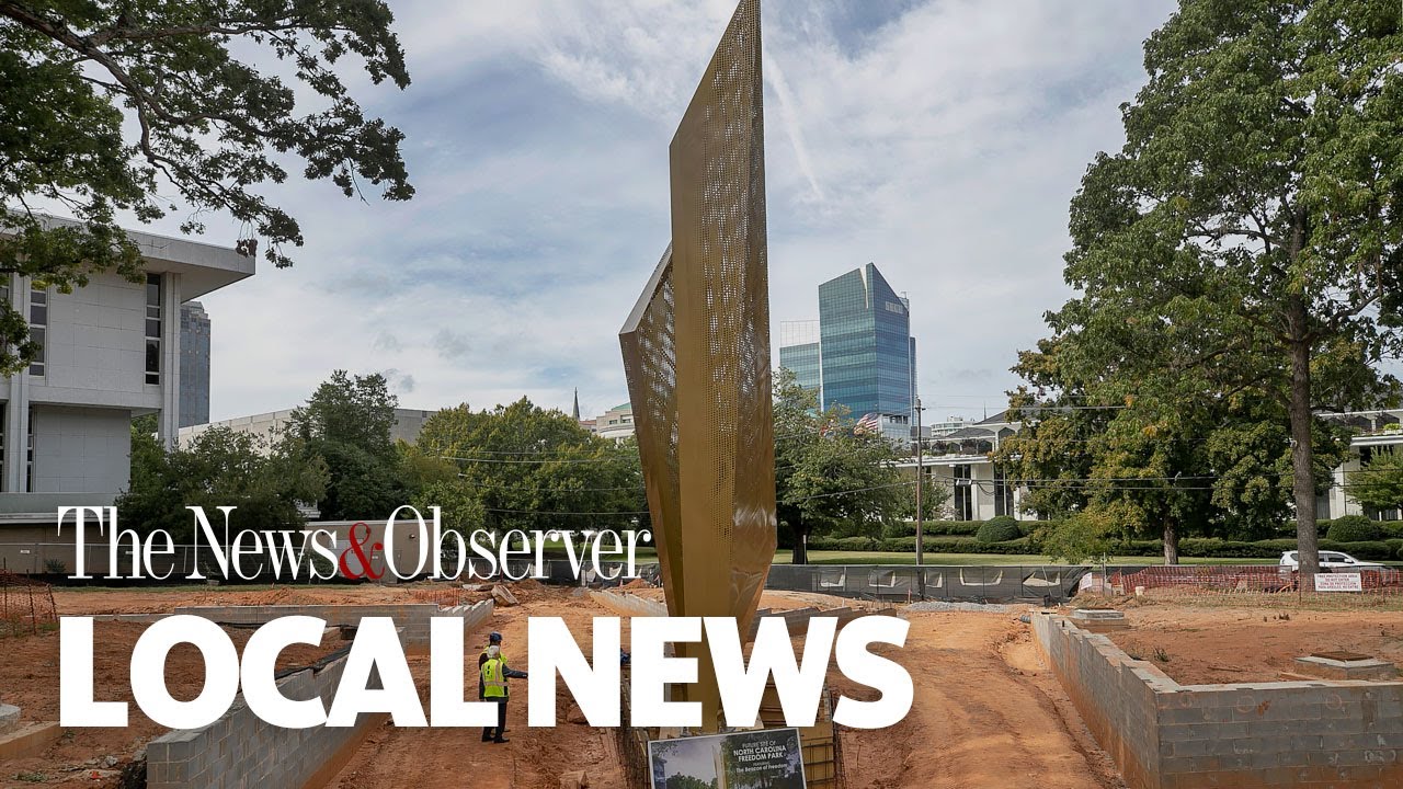 Beacon is installed in Raleigh&rsquo;s Freedom Park as construction moves forward