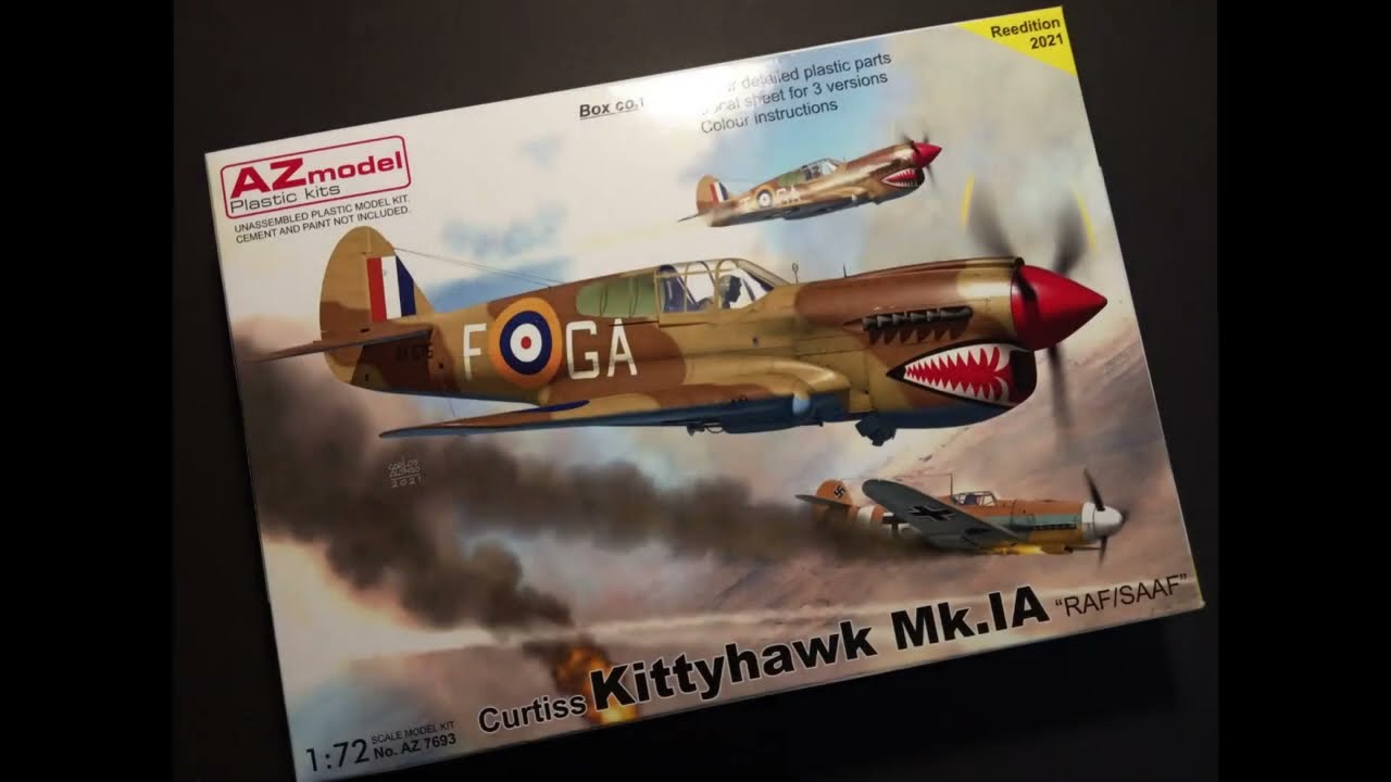 AZ Model Curtiss Kittyhawk Mk.IA 1/72 review