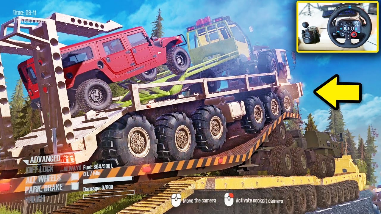Towing Truck- Spintires Mudrunner