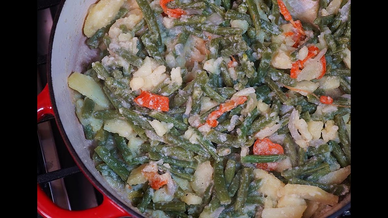 Stewed String Beans 