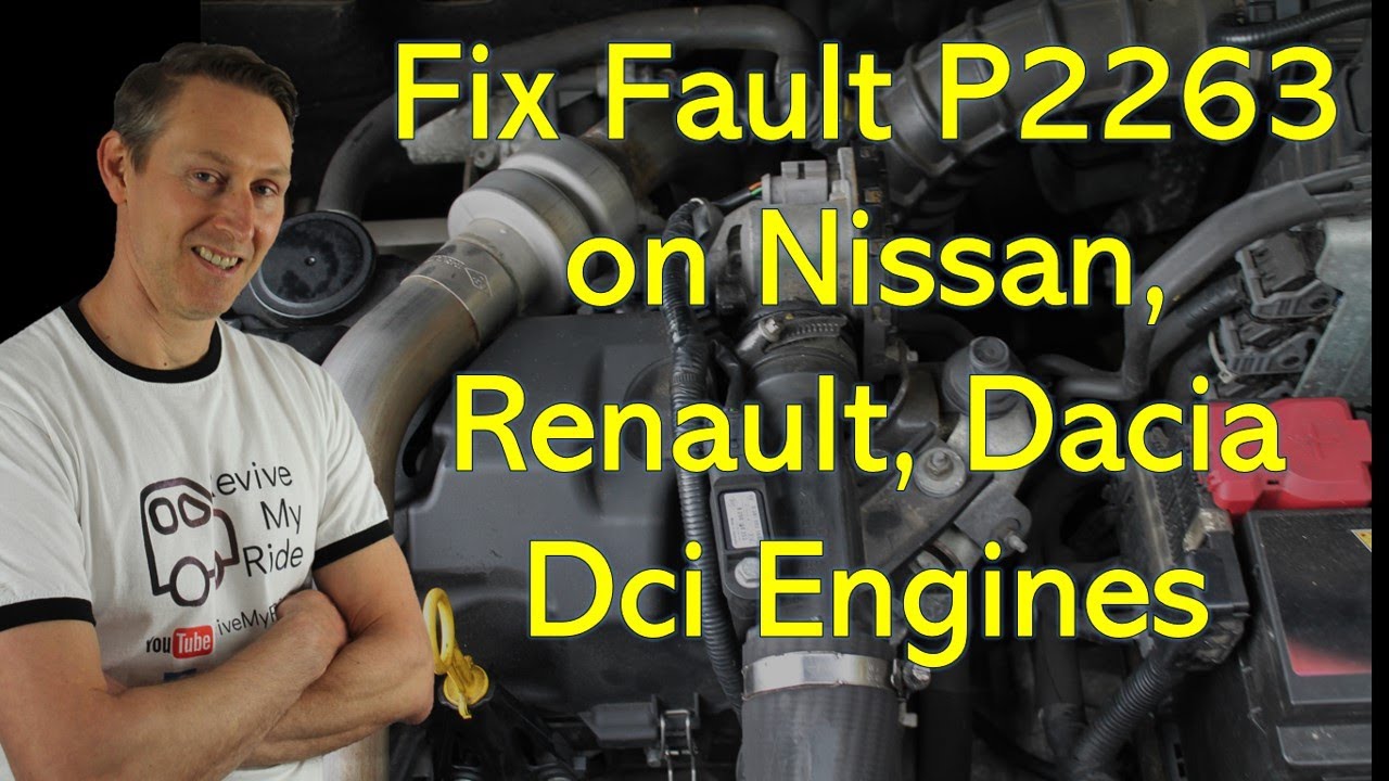 Как исправить код ошибки P2263 на двигателе 1.5Dci Nissan Qashqai Renault Clio Dacia Sandero Suzu...
