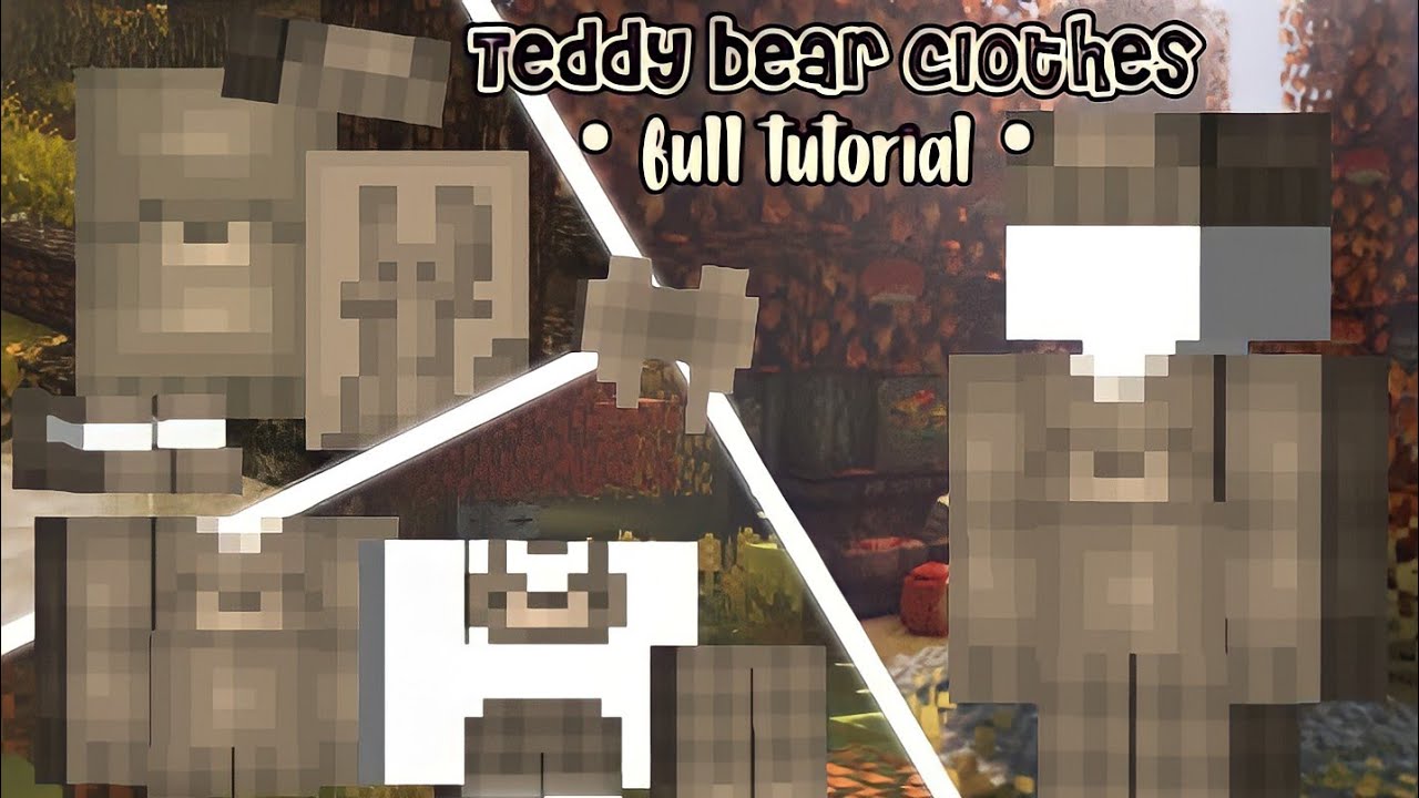 Tutorial : Teddy Clothes & Capes Ideas | Pixel Gun 3D