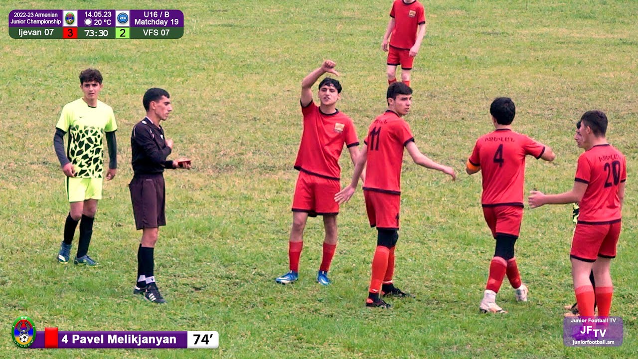 Ijevan 07 (4-2) VFS 07 (14.05.23) 2022-23 AJC U16/B, Matchday 19