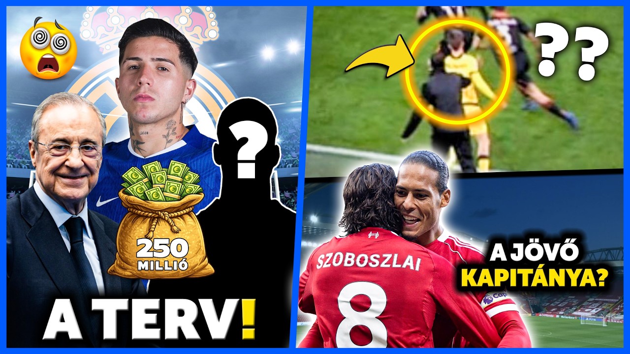 A Real Madrid 250 MILLIÓS TERVE! Szoboszlait MÉLTATTA Van Dijk! MIT MŰVELT Fabregas??