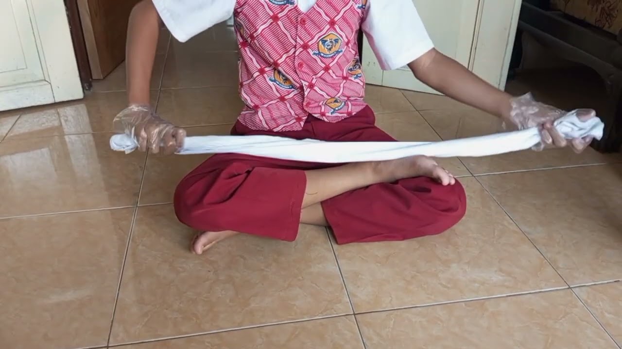 ujian praktik AAS SBDP cara membuat batik jumputan nama:andra kelas 6b absen 17 SDN DITOTRUNAN 01
