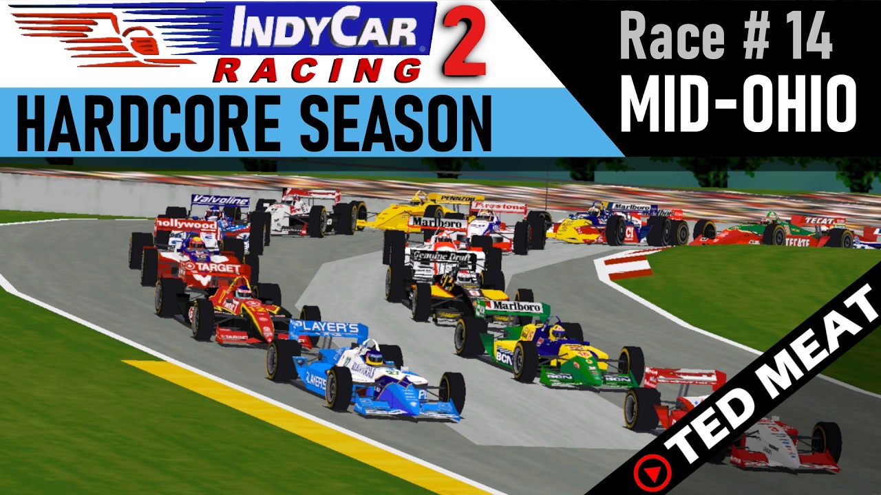 IndyCar Racing 2 - Race #14 - Mid-Ohio (Hardcore Season)