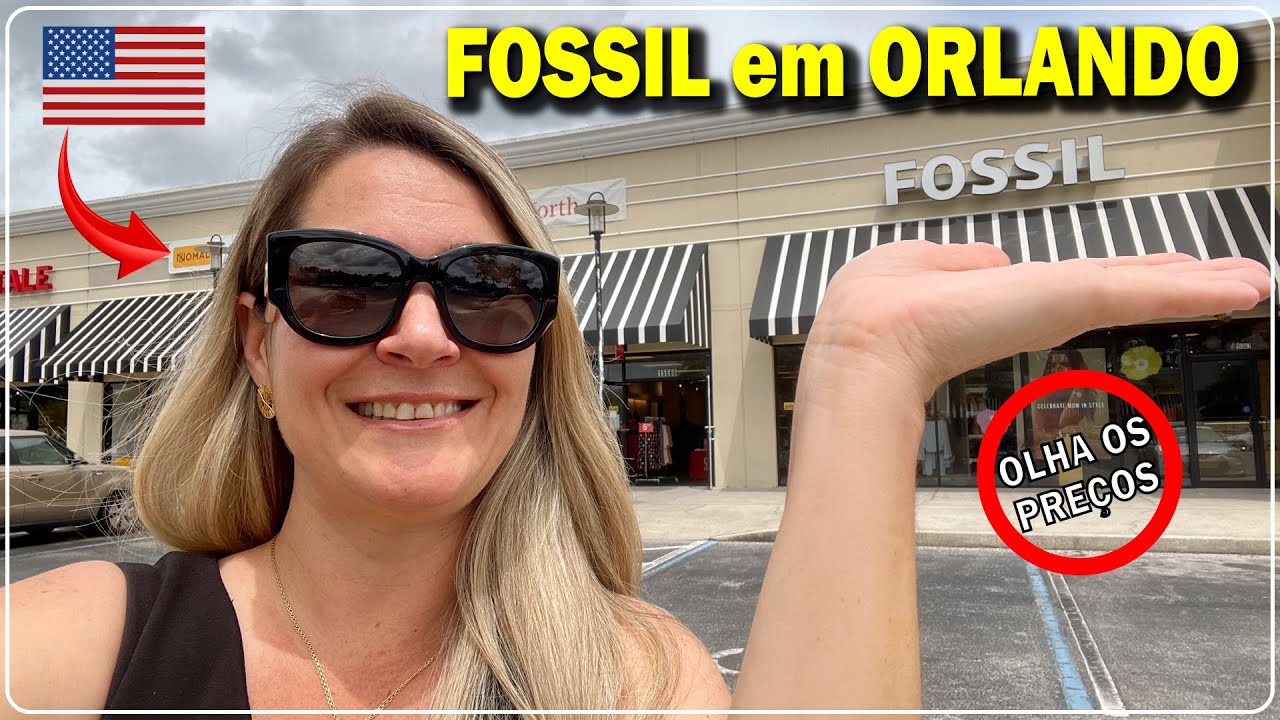 Preços INCRÍVEIS na FOSSIL Outlet 🛍️ em Orlando.🇺🇸✈️