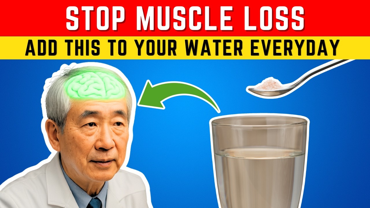 Japan's Oldest Doctor: Drinking Water Isn’t Enough After 60— Add THIS to Stay Muscular and Hydrated