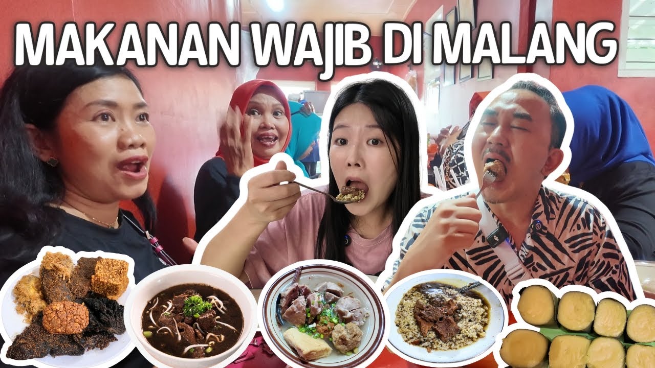 KULINER WAJIB COBA DI MALANG #orangkorea #makananindonesia