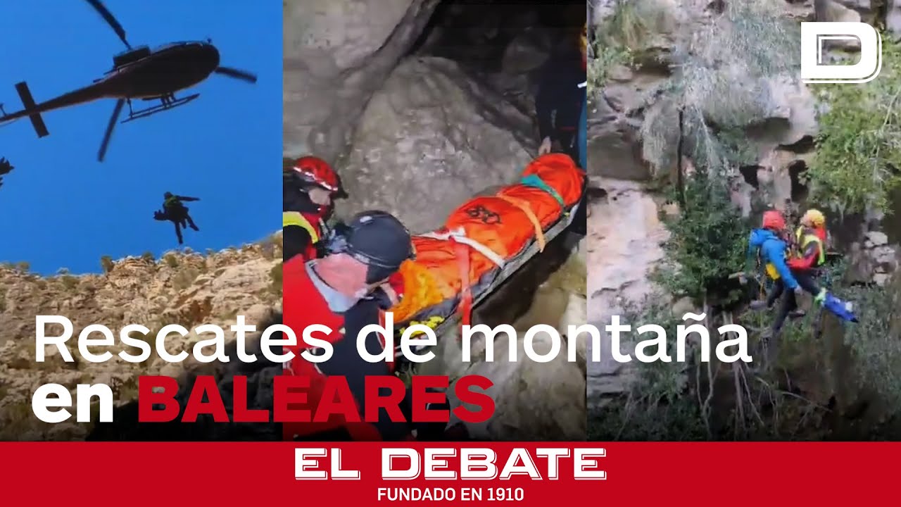 Los bomberos de Baleares realizan dos rescates en la montaña en Mallorca