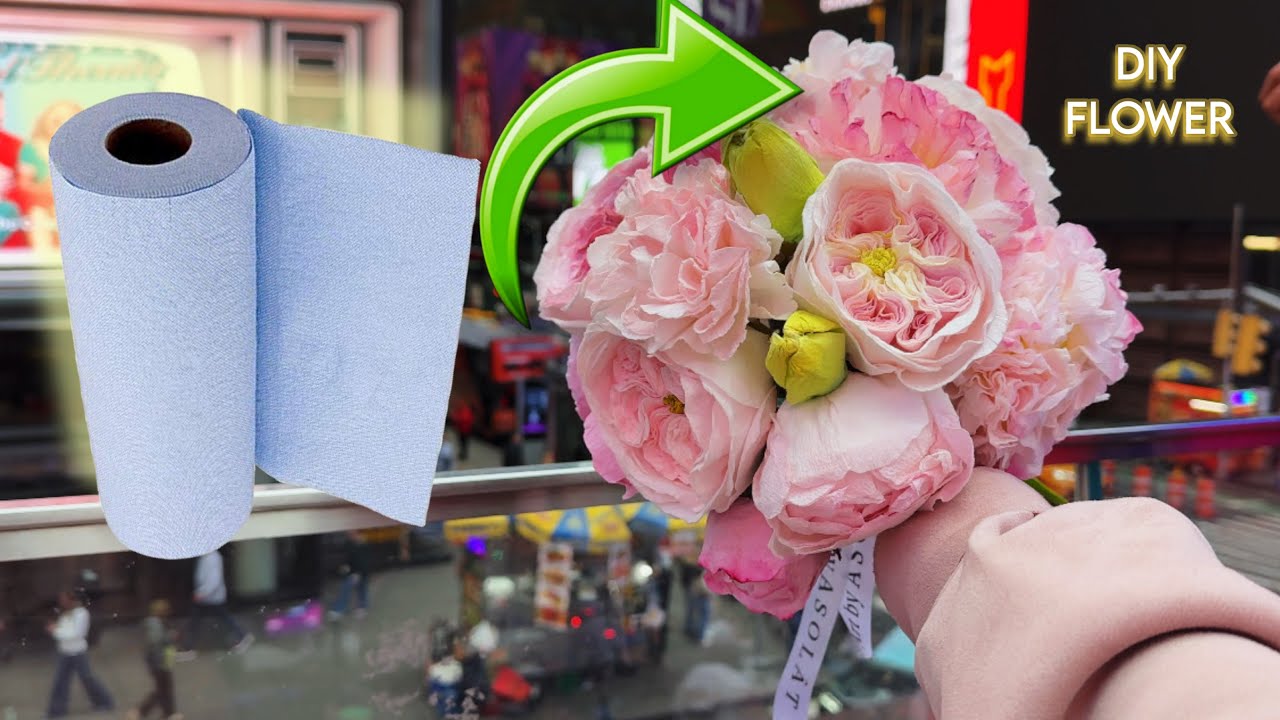 DIY How to Make a Peony | Easiest Method for Beginners! Step-by-Step Flower Making Tutorial
