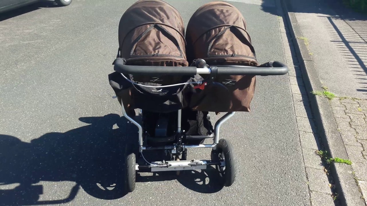 TFK Twin mit Motor - Kinderwagen mit Elektroantrieb - E-Kinderwagen